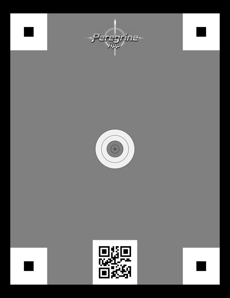 B-8 bullseye target sheet